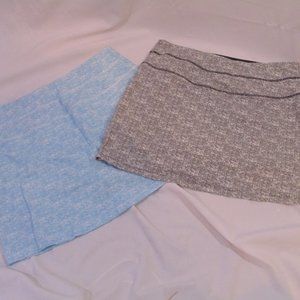 SlenderShapers by Teezher Lot of 2 tennis/golf skort PXL